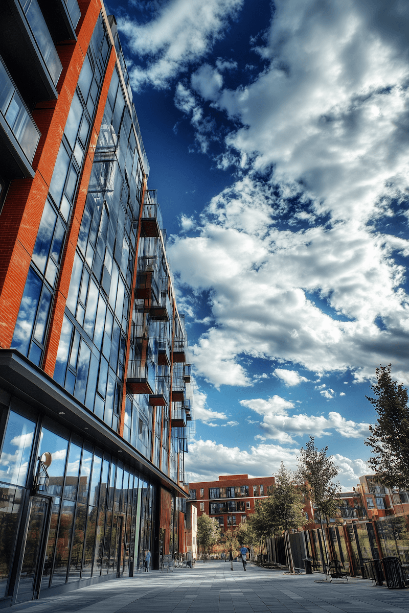 Urban Apartment Building